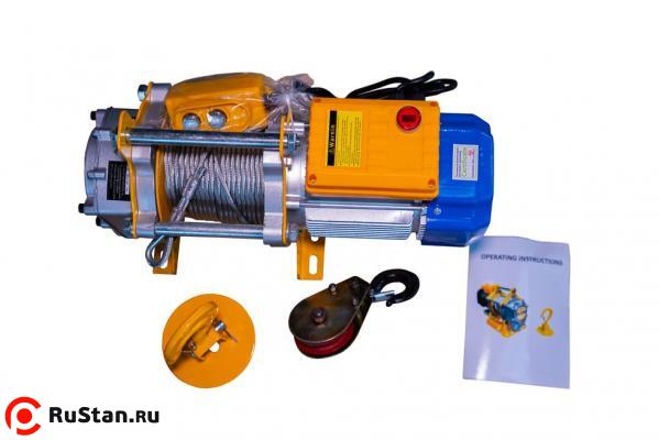 Лебедка электрическая 300/600кг 40/20м с канатом 220В алюминиевый корпус TOR TSA фото №1 Лебедка электрическая 300/600кг 40/20м с канатом 220В алюминиевый корпус TOR TSA фото №1