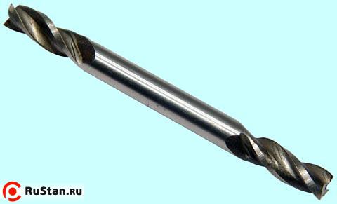 Фреза Концевая d 7,0х16х65 ц/х Р9 Z=4 двухсторонняя фото №1