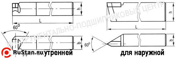 Резец Резьбовой 25х16х170 Т15К6 для внутренней резьбы фото №1 Резец Резьбовой 25х16х170 Т15К6 для внутренней резьбы фото №1