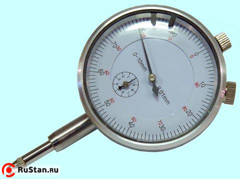 Индикатор Часового типа ИЧ-10, 0-10мм цена дел.0.01 (с ушком) (DI1812-2) "CNIC" фото №1