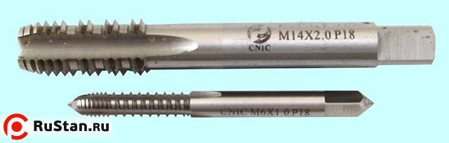 Метчик М18,0 (2,5) м/р.Р18 с шахматным шагом "CNIC" фото №1 Метчик М18,0 (2,5) м/р.Р18 с шахматным шагом "CNIC" фото №1