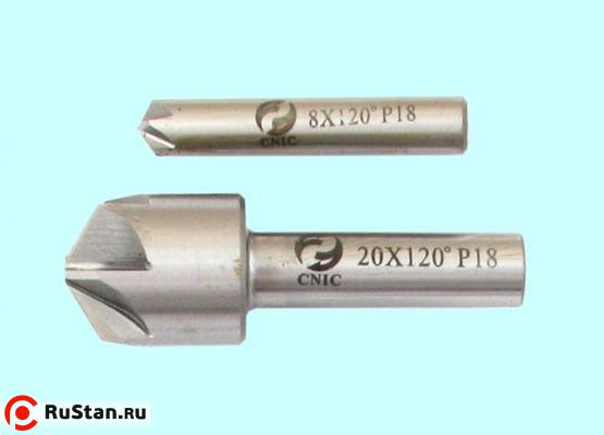Зенковка d 12,5х16.0х 48 конус 120° dхв=8мм Р18 ц/х Z=6 DIN335A "CNIC" фото №1 Зенковка d 12,5х16.0х 48 конус 120° dхв=8мм Р18 ц/х Z=6 DIN335A "CNIC" фото №1