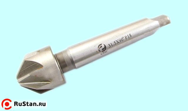 Зенковка d20,0х 24х116 конус  90° Р18 к/х Z=6 КМ2 DIN335B "CNIC" фото №1