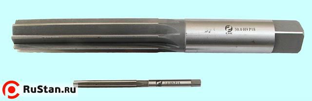 Развертка d19,0 Н9 ручная цилиндр. Р18 "CNIC" фото №1
