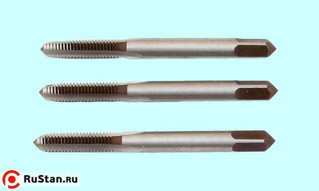 Метчик М 6,0 х 0,75 ручной, к-т из 3-х шт. "CNIC" фото №1