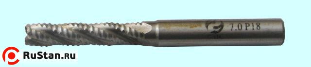 Фреза Концевая d28,0х 90х166 ц/х Р18  Z=3 обдирочная со стружколомом "CNIC" фото №1