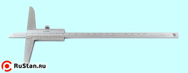 Штангенглубиномер 0-1000мм ШГ-1000, цена деления 0.02, моноблок "CNIC" (62351) фото №1