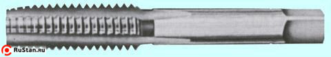 Метчик М 3,0  (0,5) м/р.Р6М5  для глухих отверстий левый фото №1