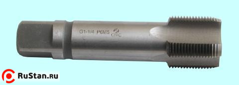 Метчик G  1" Р6АМ5 трубный цилиндрический, м/р. (11 ниток/дюйм) ГОСТ 3266 "CNIC" фото №1