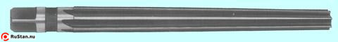 Развертка d25,0х300х370 коническая, конусность 1:50 с прямой канавкой (под штифты) Р6АМ5 ц/х "CNIC" фото №1