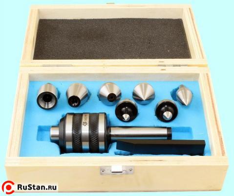 Центр Вращающийся КМ-3 с 7-ю сменными насадками "TLX" (D433) фото №1 Центр Вращающийся КМ-3 с 7-ю сменными насадками "TLX" (D433) фото №1