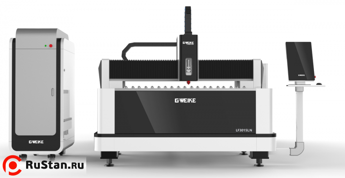 Вид спереди Лазерный станок для резки металла LF3015LN (Raycus 1кВт) фото №4 LF3015LN-1500 IPG фото №4