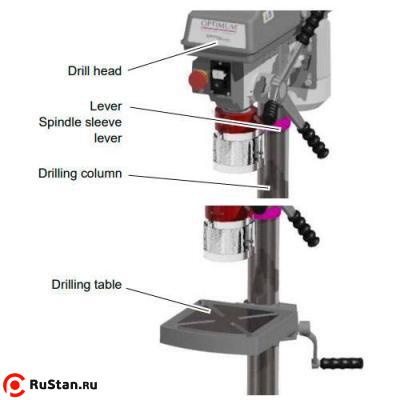Профессиональный настольно-сверлильный станок OPTIdrill B17PRO basic фото №4 OPTIdrill B17PRO basic фото №4