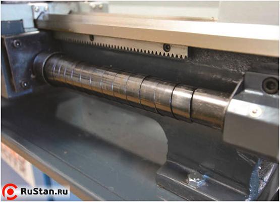 Телескопическая защита ходового винта от стружки эффективно защищает ходовой винт от износа. фото №16 Metal Master MML 2870 фото №16