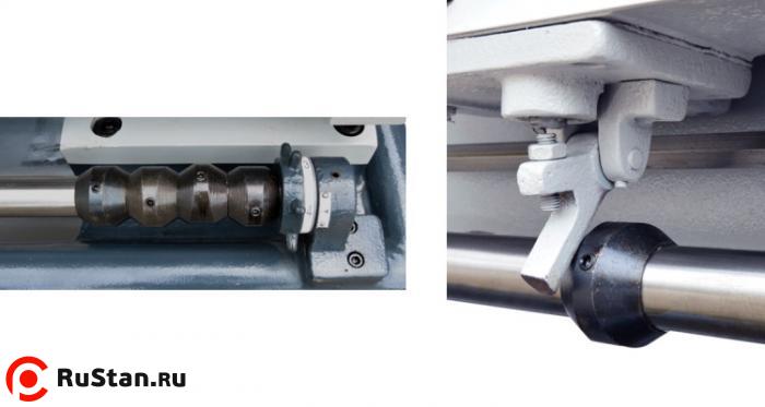 4-х позиционная рукоятка автоматической остановки суппорта в купе с 4-мя эксцентриковыми конечными выключателями позволяют автоматизировать и ускорить процессы изготовления большой номенклатуры деталей. фото №17 METAL MASTER Z41150 фото №17