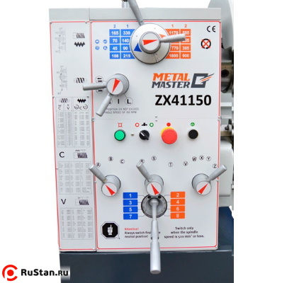 Модель позволяет раздельно регулировать обороты ходового вала и ходового винта. фото №20 METAL MASTER ZX41150 фото №20