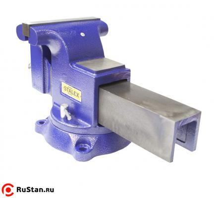 Тиски слесарные STALEX "Гризли", 200 х 200 мм., 360°, 29,5 кг. фото №3 "Гризли", 200 х 200 мм., 360°, 29,5 кг. фото №3