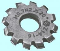 Фреза m 1,0 №2 50х16х4,0 9ХС 20 град, Z=14