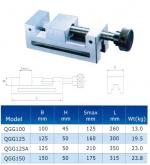 Тиски Станочные 100мм прециз-ые сталь непов. ход 125мм // и перпенд. 0,005/100 HRС 58-62 